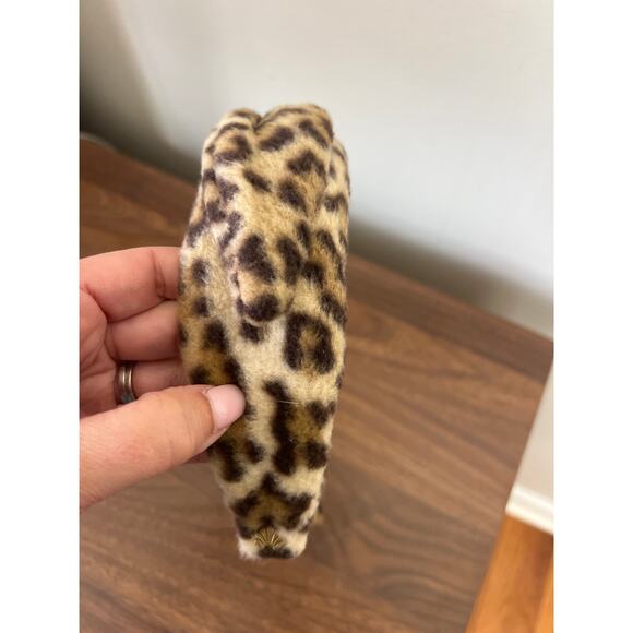 NEW Lele Sadoughi Veronica Fleece Knotted Bow Headband Women's One Size - Picture 6 of 9